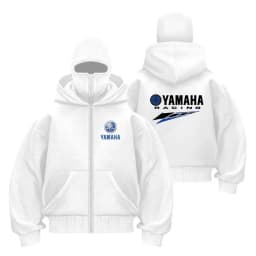 2026 New Yamaha Racing Motorcycle Racing Team Outdoor Sports Enthusiasts Men's and Women's Masks Windproof Hoodies