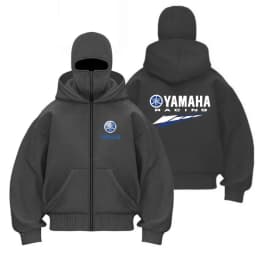 2026 New Yamaha Racing Motorcycle Racing Team Outdoor Sports Enthusiasts Men's and Women's Masks Windproof Hoodies