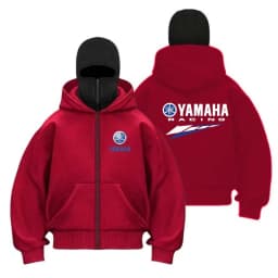 2026 New Yamaha Racing Motorcycle Racing Team Outdoor Sports Enthusiasts Men's and Women's Masks Windproof Hoodies