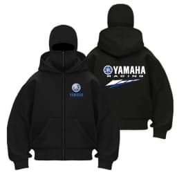 2026 New Yamaha Racing Motorcycle Racing Team Outdoor Sports Enthusiasts Men's and Women's Masks Windproof Hoodies