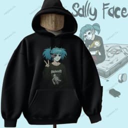 Sally Face Hoodie Horror and Mystery Game Sally Face Pullover Comfortable Personality Hoodie Hip-hop Hoodie Sweatshirt Printed