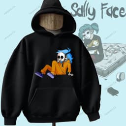 Sally Face Hoodie Horror and Mystery Game Sally Face Pullover Comfortable Personality Hoodie Hip-hop Hoodie Sweatshirt Printed