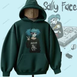Sally Face Hoodie Horror and Mystery Game Sally Face Pullover Comfortable Personality Hoodie Hip-hop Hoodie Sweatshirt Printed