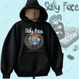 Sally Face Hoodie Horror and Mystery Game Sally Face Pullover Comfortable Personality Hoodie Hip-hop Hoodie Sweatshirt Printed