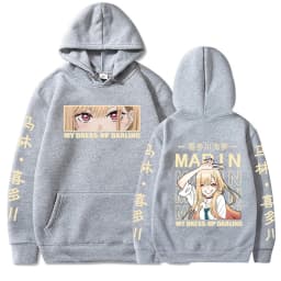 Anime My Dress-Up Darling Marin Kitagawa Cute Graphic Printed Hooded Men Women Trendy Hoodies Harajuku Unisex Sweatshirts