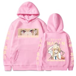 Anime My Dress-Up Darling Marin Kitagawa Cute Graphic Printed Hooded Men Women Trendy Hoodies Harajuku Unisex Sweatshirts
