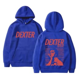 Vintage TV Play Dexter Morgan Hoodie Men Women Casual Oversized Hooded Tracksuit Male Fashion High Quality Fleece Cotton Hoodies