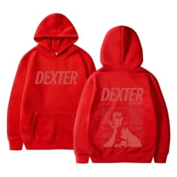 Vintage TV Play Dexter Morgan Hoodie Men Women Casual Oversized Hooded Tracksuit Male Fashion High Quality Fleece Cotton Hoodies