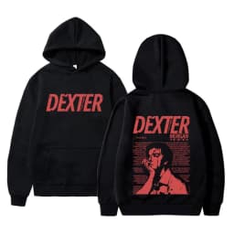 Vintage TV Play Dexter Morgan Hoodie Men Women Casual Oversized Hooded Tracksuit Male Fashion High Quality Fleece Cotton Hoodies