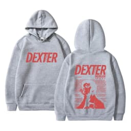 Vintage TV Play Dexter Morgan Hoodie Men Women Casual Oversized Hooded Tracksuit Male Fashion High Quality Fleece Cotton Hoodies