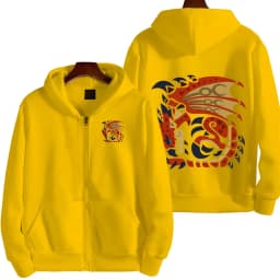 Monster Hunter Women Zipper Hoodie Cartoon Anime Spring Autumn Men Sweatshirt 2026 New Fashion Couple Jackets Coats