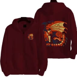 Monster Hunter Women Zipper Hoodie Cartoon Anime Spring Autumn Men Sweatshirt 2026 New Fashion Couple Jackets Coats