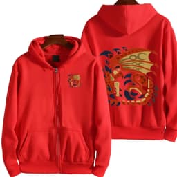 Monster Hunter Women Zipper Hoodie Cartoon Anime Spring Autumn Men Sweatshirt 2026 New Fashion Couple Jackets Coats