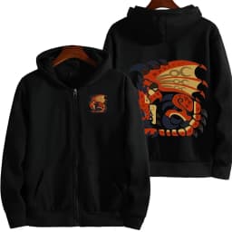 Monster Hunter Women Zipper Hoodie Cartoon Anime Spring Autumn Men Sweatshirt 2026 New Fashion Couple Jackets Coats