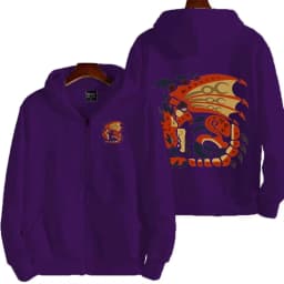 Monster Hunter Women Zipper Hoodie Cartoon Anime Spring Autumn Men Sweatshirt 2026 New Fashion Couple Jackets Coats