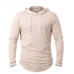 Spring Autumn Men's Hooded Sports Sweatshirts Solid Color Loose Streetwear Hoodies Men Casual Hooded Hoodie Couple Clothing Tops