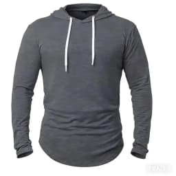 Spring Autumn Men's Hooded Sports Sweatshirts Solid Color Loose Streetwear Hoodies Men Casual Hooded Hoodie Couple Clothing Tops