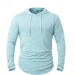 Spring Autumn Men's Hooded Sports Sweatshirts Solid Color Loose Streetwear Hoodies Men Casual Hooded Hoodie Couple Clothing Tops