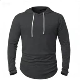 Spring Autumn Men's Hooded Sports Sweatshirts Solid Color Loose Streetwear Hoodies Men Casual Hooded Hoodie Couple Clothing Tops