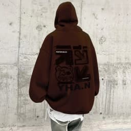 Heavyweight Hoodie Men's New Spring Autumn American High Street Gray Youth Boys Clothes Jacket Men's Fashion Loose Fit Fleece...