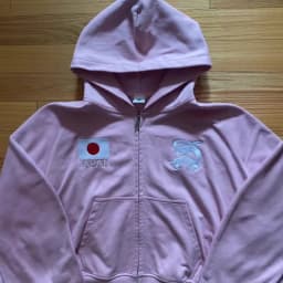 2025 Fashion Hoodie Long Sleeve Trend New Y2k Pink Japan Embroidered Hoodie Retro Coat Street Trend Top Sportswear