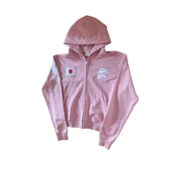 2025 Fashion Hoodie Long Sleeve Trend New Y2k Pink Japan Embroidered Hoodie Retro Coat Street Trend Top Sportswear
