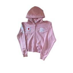 2025 Fashion Hoodie Long Sleeve Trend New Y2k Pink Japan Embroidered Hoodie Retro Coat Street Trend Top Sportswear