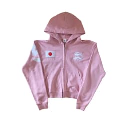 2025 Fashion Hoodie Long Sleeve Trend New Y2k Pink Japan Embroidered Hoodie Retro Coat Street Trend Top Sportswear
