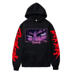 Anime Berserk Hoodies for Men Japanese Harajuku Fashion New Hoodie Sweatshirts Unisex Black Long Sleeve Funny Graphic Pullovers