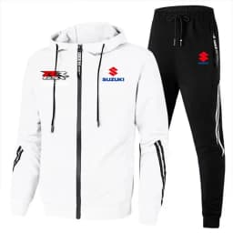 2026 Suzuki Logo Men's Hooded Sweatshirt Casual Suit Style Suzuki Patterned Coat Simple Fashionable Streetwear