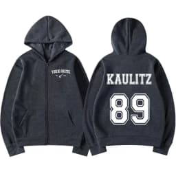 Rock Band Tokio Hotel Kaulitz Zipper Hoodies Men's Clothing Autumn Winter Zip Up Hooded Sweatshirts Casual Vintage Hoodie Jacket