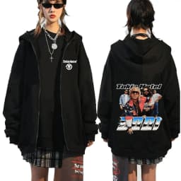 Rock Band Tokio Hotel Kaulitz Zipper Hoodies Men's Clothing Autumn Winter Zip Up Hooded Sweatshirts Casual Vintage Hoodie Jacket