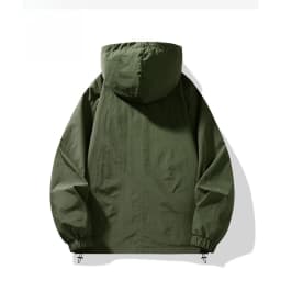 2026 New Men's Casual Loose Hoodie Spring/Autumn Large Pocket Half Zipper Outdoor Sports Hooded Pullover Sweatshirt