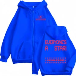 5 Seconds of Summer Everyone's A Star World Tour Zip Up Hoodies Jacket Sweatshirts Men Women Fashion Hip Hop Zipper Hoodie Coats