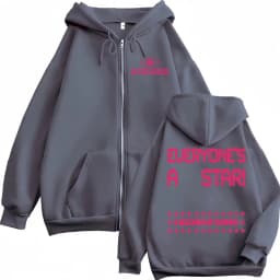 5 Seconds of Summer Everyone's A Star World Tour Zip Up Hoodies Jacket Sweatshirts Men Women Fashion Hip Hop Zipper Hoodie Coats