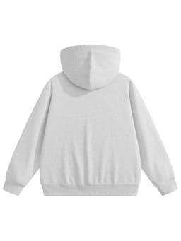Couple Hooded Color Block Sweatshirt Outerwear Autumn Winter New American Retro Spliced Two Color Mens Cardigan Sweatshirt