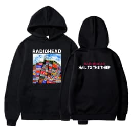 Vintage Rock Band Radiohead Hoodie Hip Hop Everything Music Album Print Sweatshirt Harajuku Streetwear Oversize Hoodies Teens
