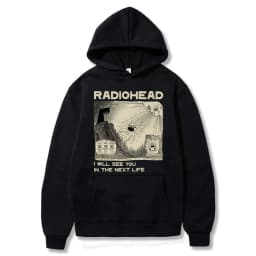 Vintage Rock Band Radiohead Hoodie Hip Hop Everything Music Album Print Sweatshirt Harajuku Streetwear Oversize Hoodies Teens