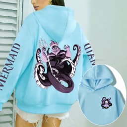 The Little Mermaid Ursula Men Hoodie Cartoon Anime Women Pullover Tops 2026 Casual Autumn Winter Couple Oversized Sweatshirts