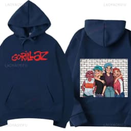 Funny Music Band Gorillaz Demon Days Hoodie Boy Crazy Hoodied Round Collar Long Sleeve T Shirts Clothing Casual Graphic Hoody