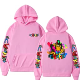 Lc Waikiki Monkey Graphic Hoodie Funny Men Women's Cartoon Monkeys Hooded Sweatshirt Male High Quality Fleece Cotton Hoodies