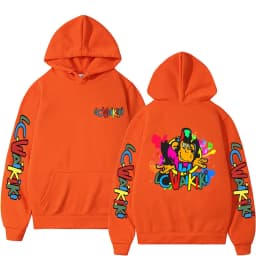Lc Waikiki Monkey Graphic Hoodie Funny Men Women's Cartoon Monkeys Hooded Sweatshirt Male High Quality Fleece Cotton Hoodies