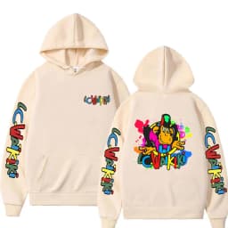 Lc Waikiki Monkey Graphic Hoodie Funny Men Women's Cartoon Monkeys Hooded Sweatshirt Male High Quality Fleece Cotton Hoodies