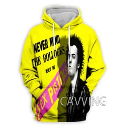 New Fashion Women/Men's 3D Print Sex Pistols Rock Hoodies Hooded Sweatshirts Harajuku Hoodie Sweatshirts Tops Clothing