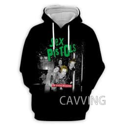 New Fashion Women/Men's 3D Print Sex Pistols Rock Hoodies Hooded Sweatshirts Harajuku Hoodie Sweatshirts Tops Clothing