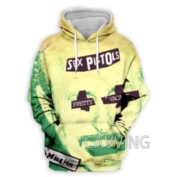 New Fashion Women/Men's 3D Print Sex Pistols Rock Hoodies Hooded Sweatshirts Harajuku Hoodie Sweatshirts Tops Clothing