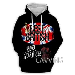 New Fashion Women/Men's 3D Print Sex Pistols Rock Hoodies Hooded Sweatshirts Harajuku Hoodie Sweatshirts Tops Clothing