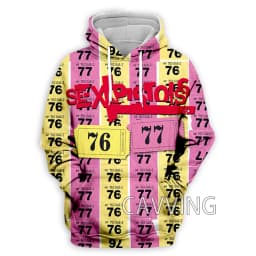 New Fashion Women/Men's 3D Print Sex Pistols Rock Hoodies Hooded Sweatshirts Harajuku Hoodie Sweatshirts Tops Clothing