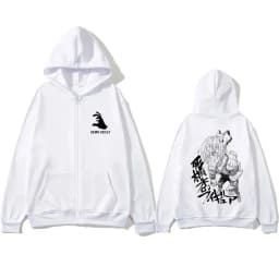 Anime My Hero Academia Shigaraki Tomura Zipper Hoodie Men Retro Fleece Zip Up Jacket Man Cartoon Manga Cosplay Zip Up Sweatshirt