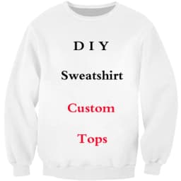 3D Print Diy Custom Design Mens Womens Fashion Sweatshirt Hoodies Drop Shipping Wholesalers Suppliers For Drop Shipper
